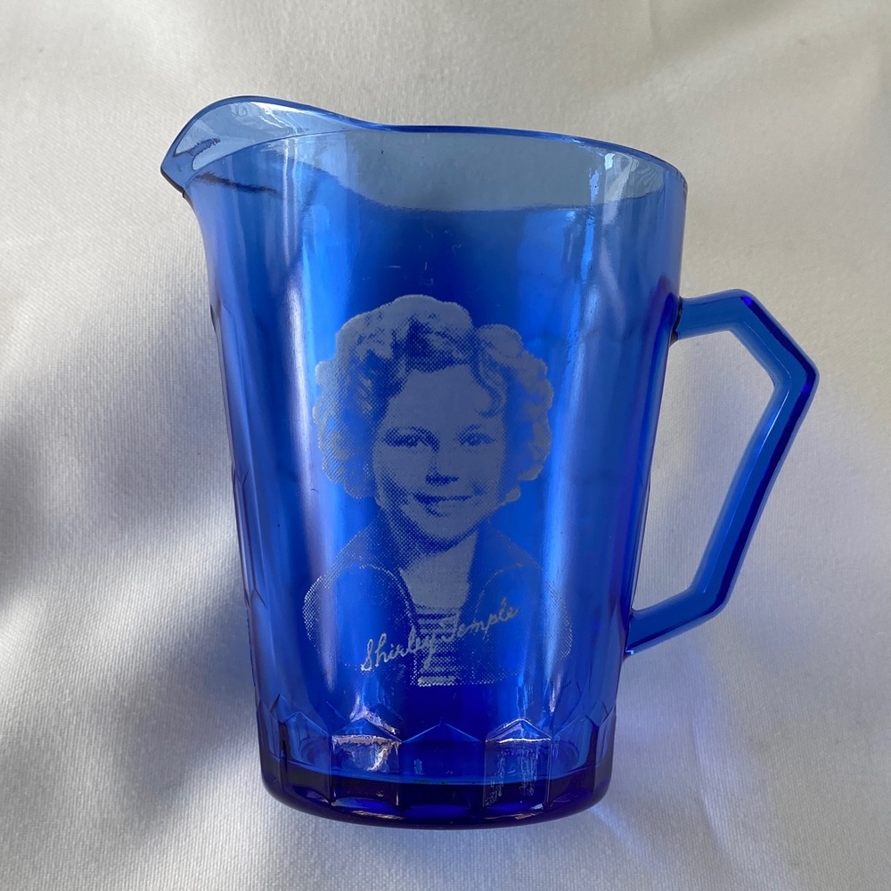 Shirley Temple Pitcher/Creamer Hazel-Atlas Vintage